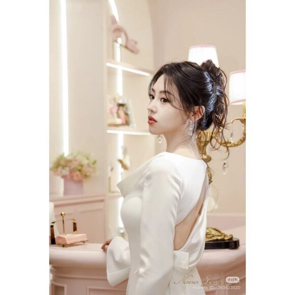 NANA JACQUELINE Giselle Dress (White) M - Picture 2 of 13